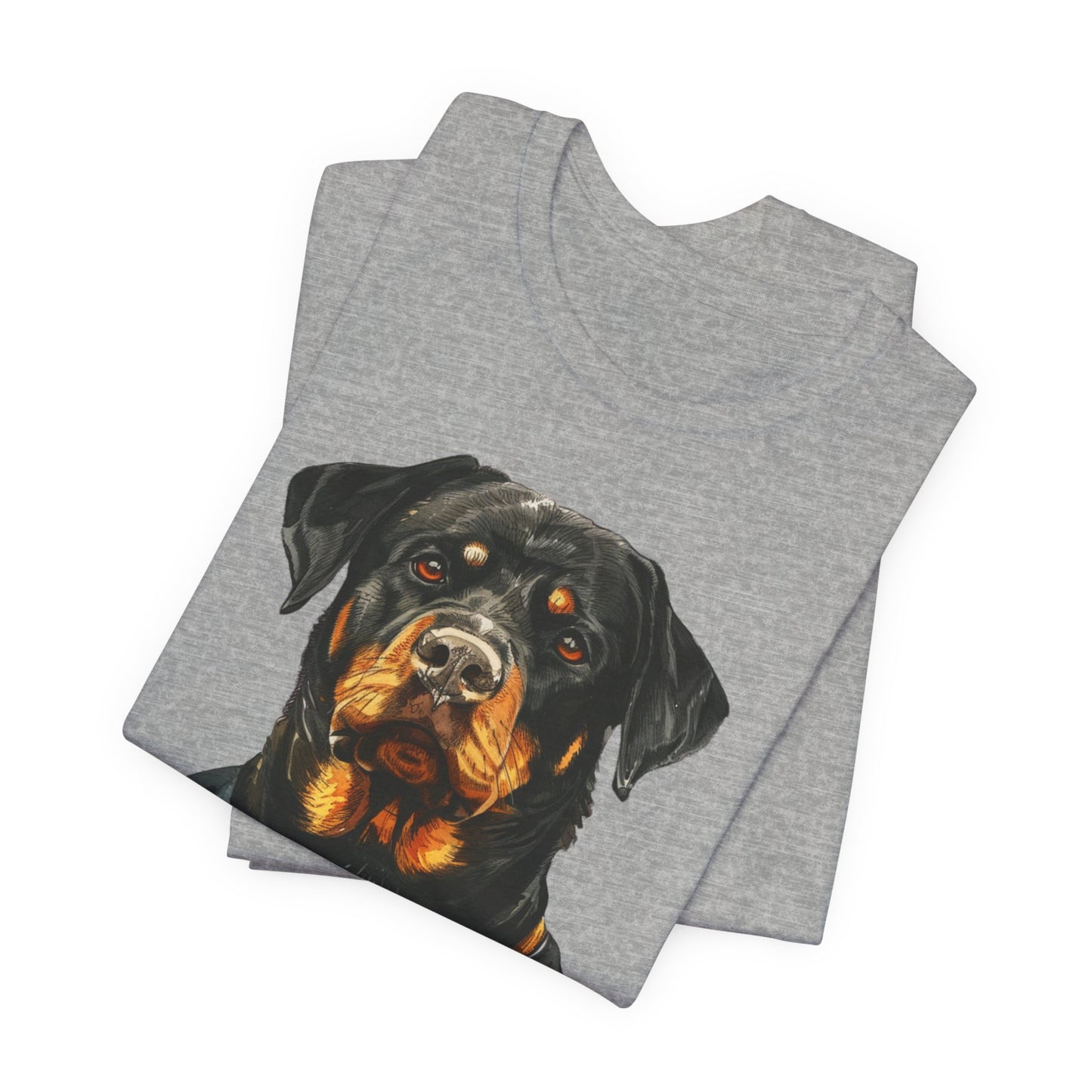 Unisex T-Shirt Fußball Fan Wuffis I EM 2024 I Rottweiler  I Team Deutschland