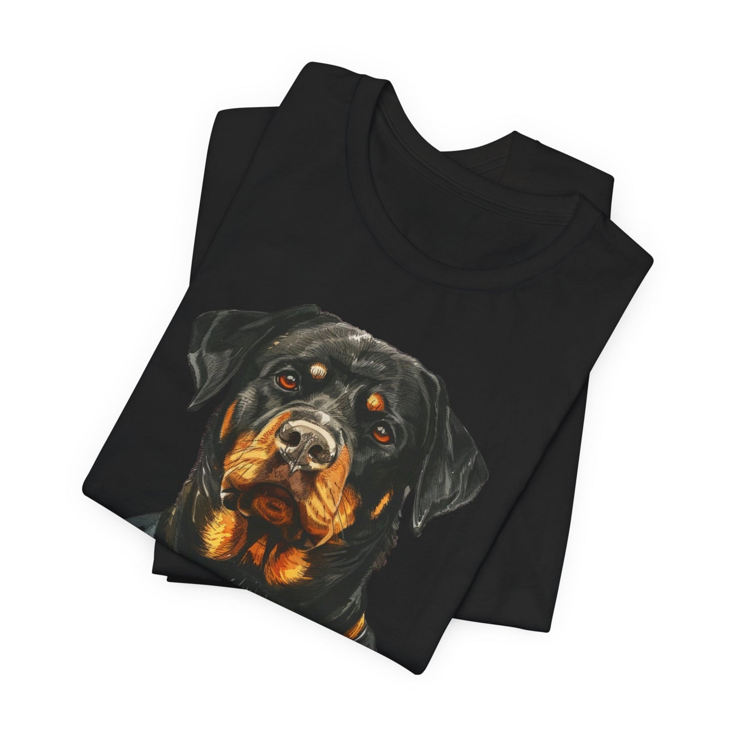 Unisex T-Shirt Fußball Fan Wuffis I EM 2024 I Rottweiler  I Team Deutschland