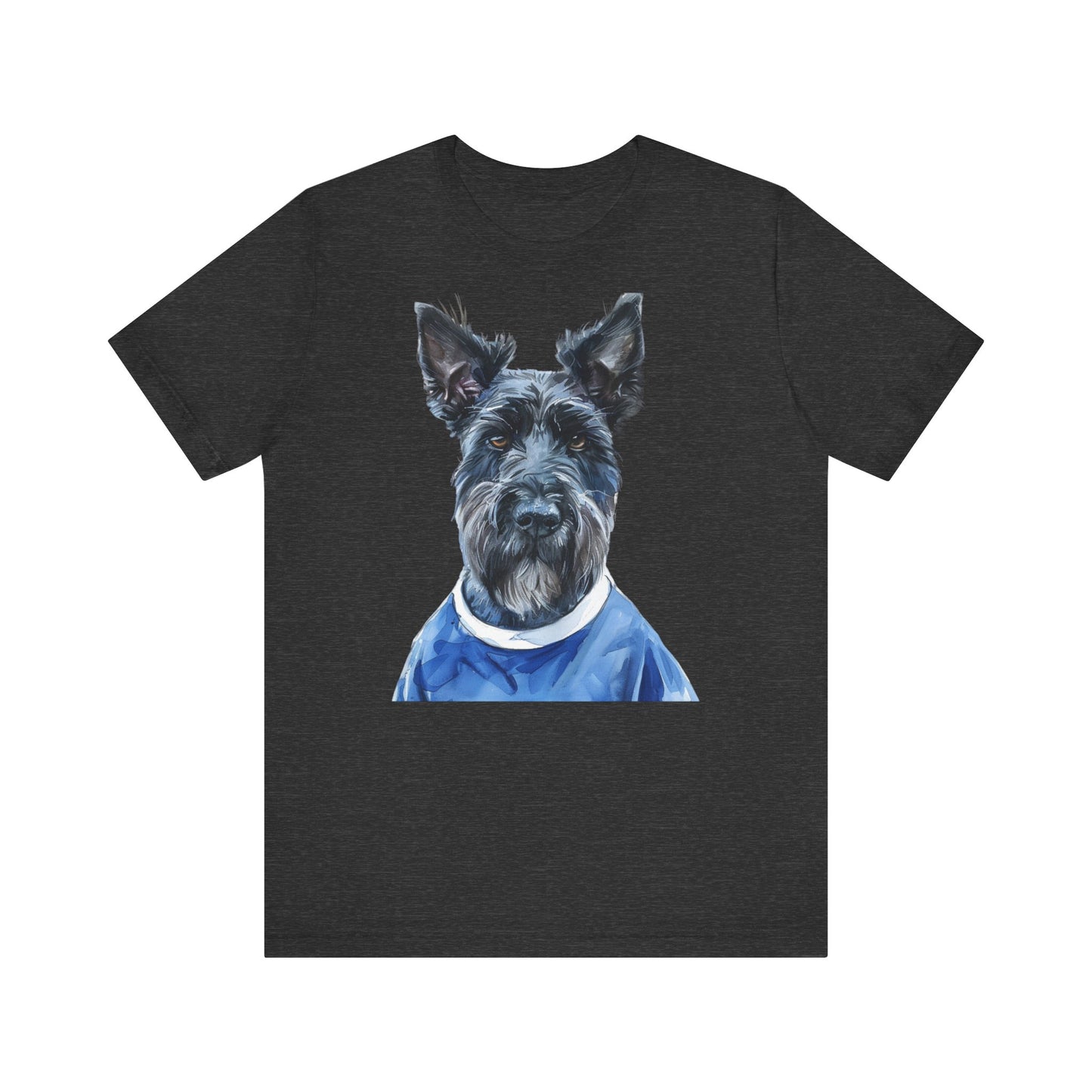 Unisex T-Shirt Fußball Fan Wuffis I EM 2024 I Scottish Terrier I Team Schottland