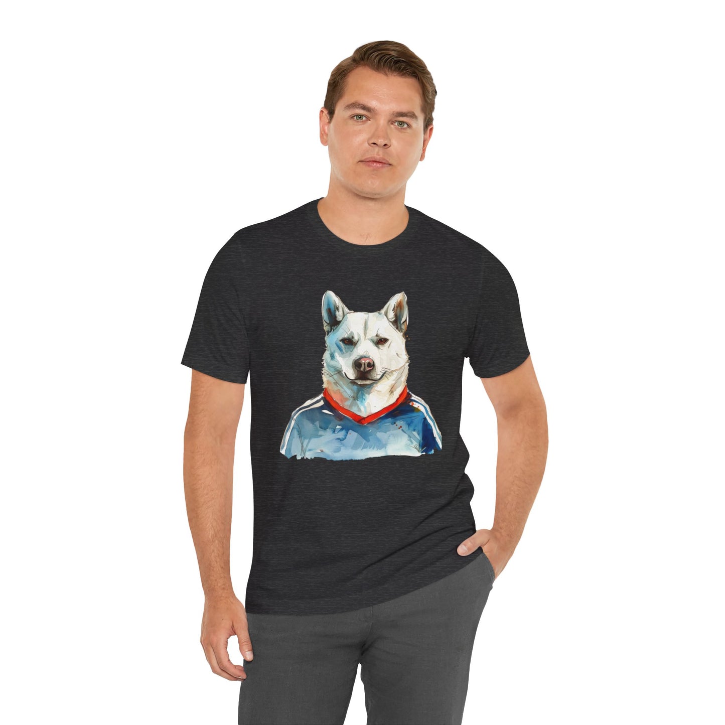 Unisex T-Shirt Fußball Fan Wuffis I EM 2024 I Slowakischer Hirtenhund I Team Slowakei