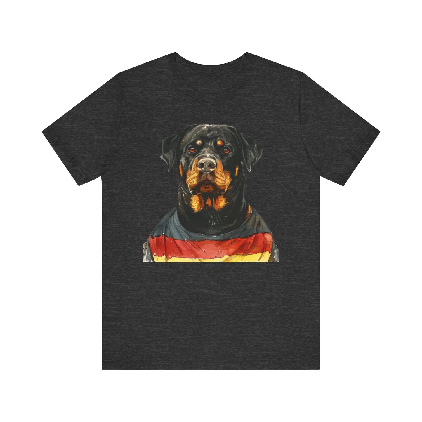 Unisex T-Shirt Fußball Fan Wuffis I EM 2024 I Rottweiler  I Team Deutschland