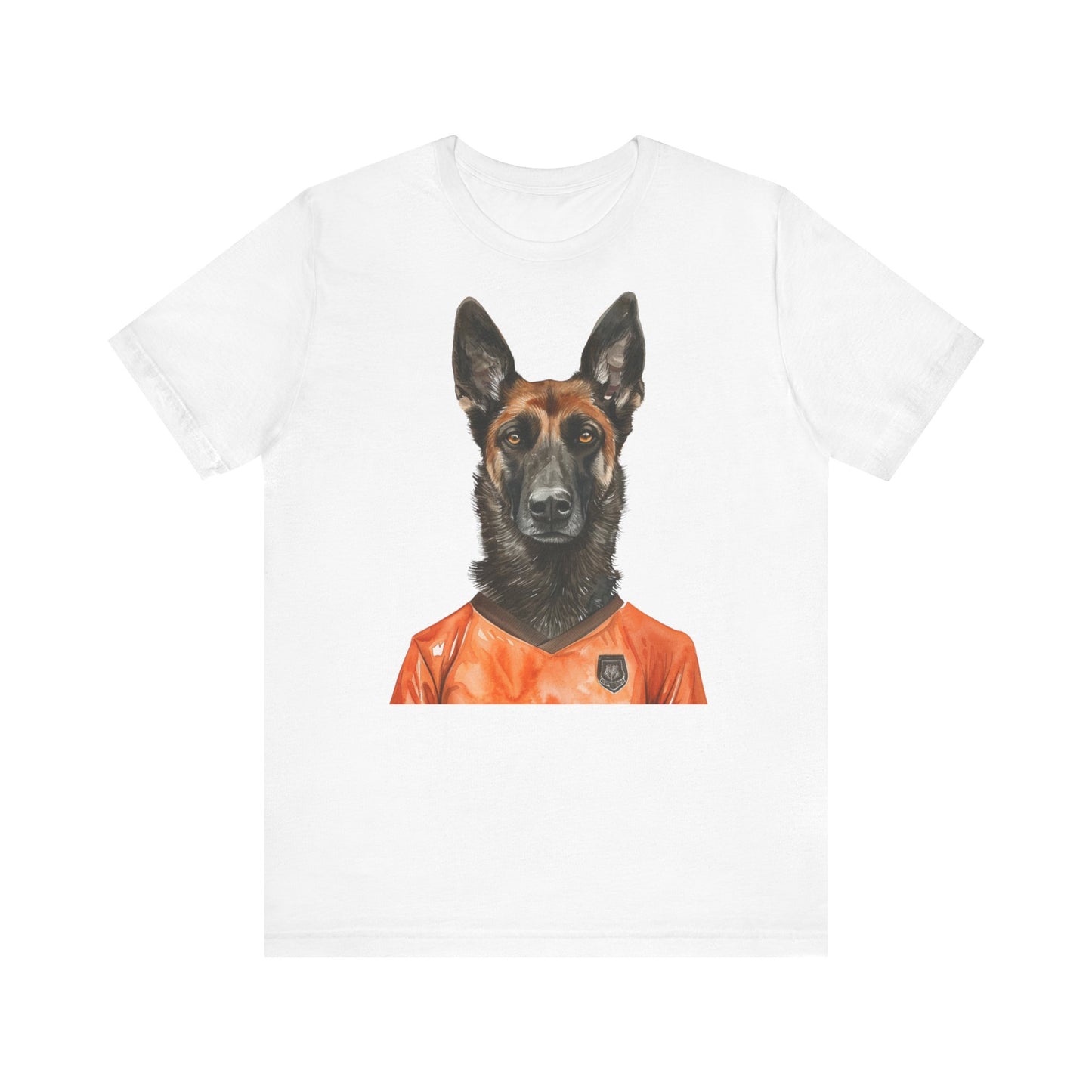 Unisex T-Shirt Fußball Fan Wuffis I EM 2024 I Holländischer Schäferhund I Team Niederlande