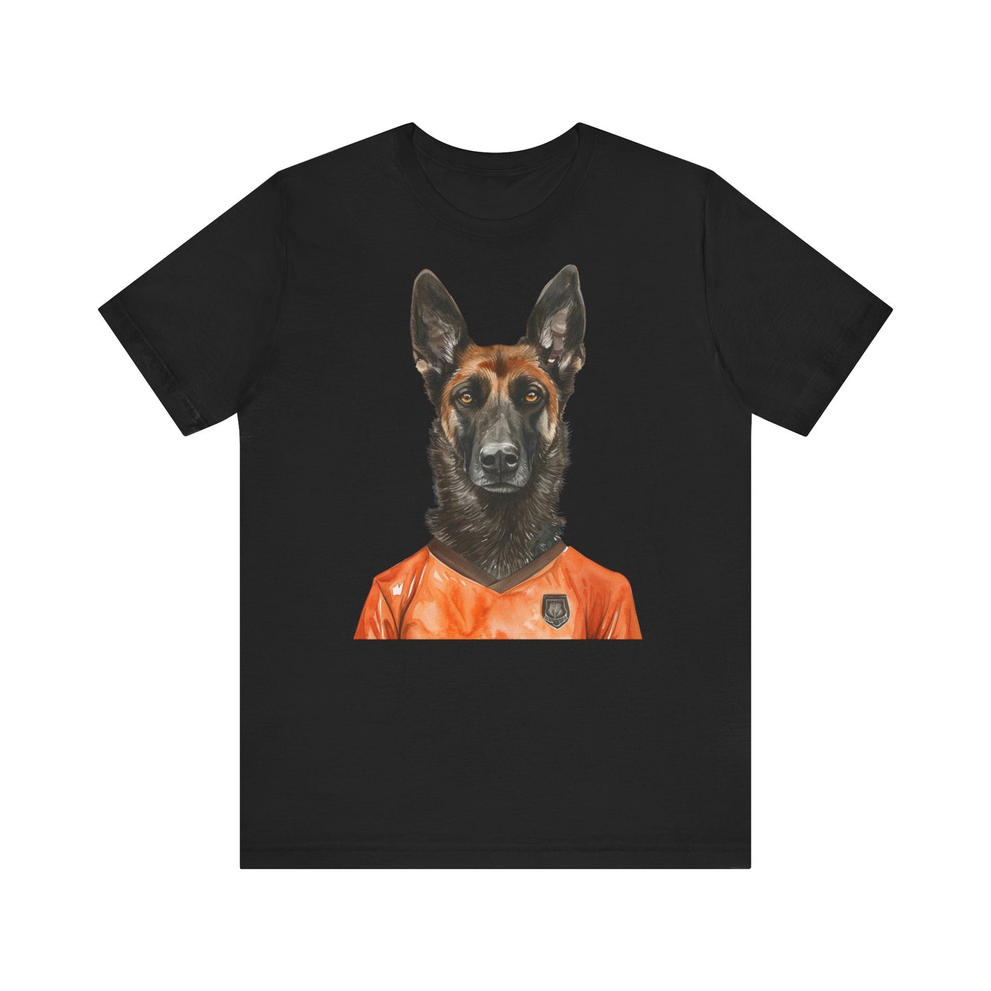 Unisex T-Shirt Fußball Fan Wuffis I EM 2024 I Holländischer Schäferhund I Team Niederlande