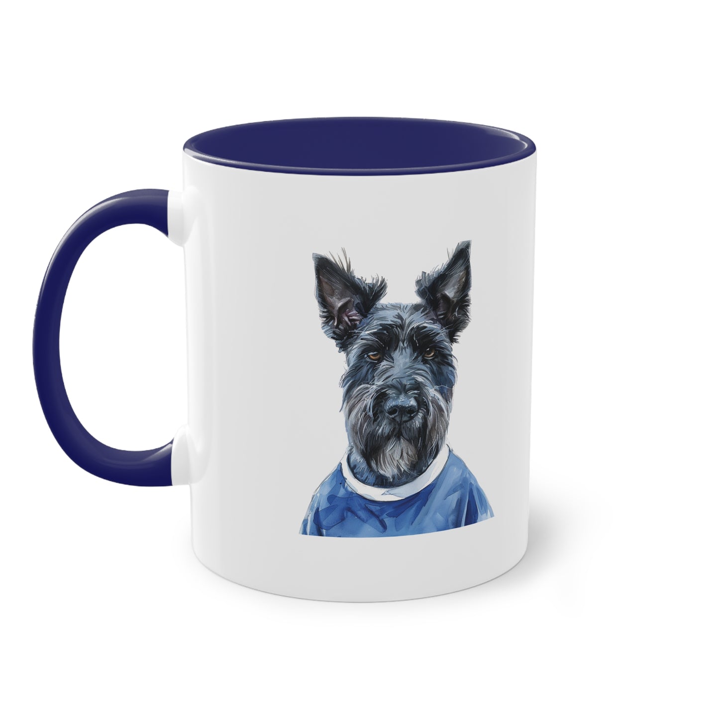 Hunde Tasse Fußball Fan Wuffis I EM 2024 I Scottish Terrier I Team Schottland