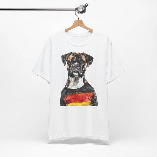 Unisex T-Shirt Fußball Fan Wuffis I EM 2024 I Boxer  I Team Deutschland