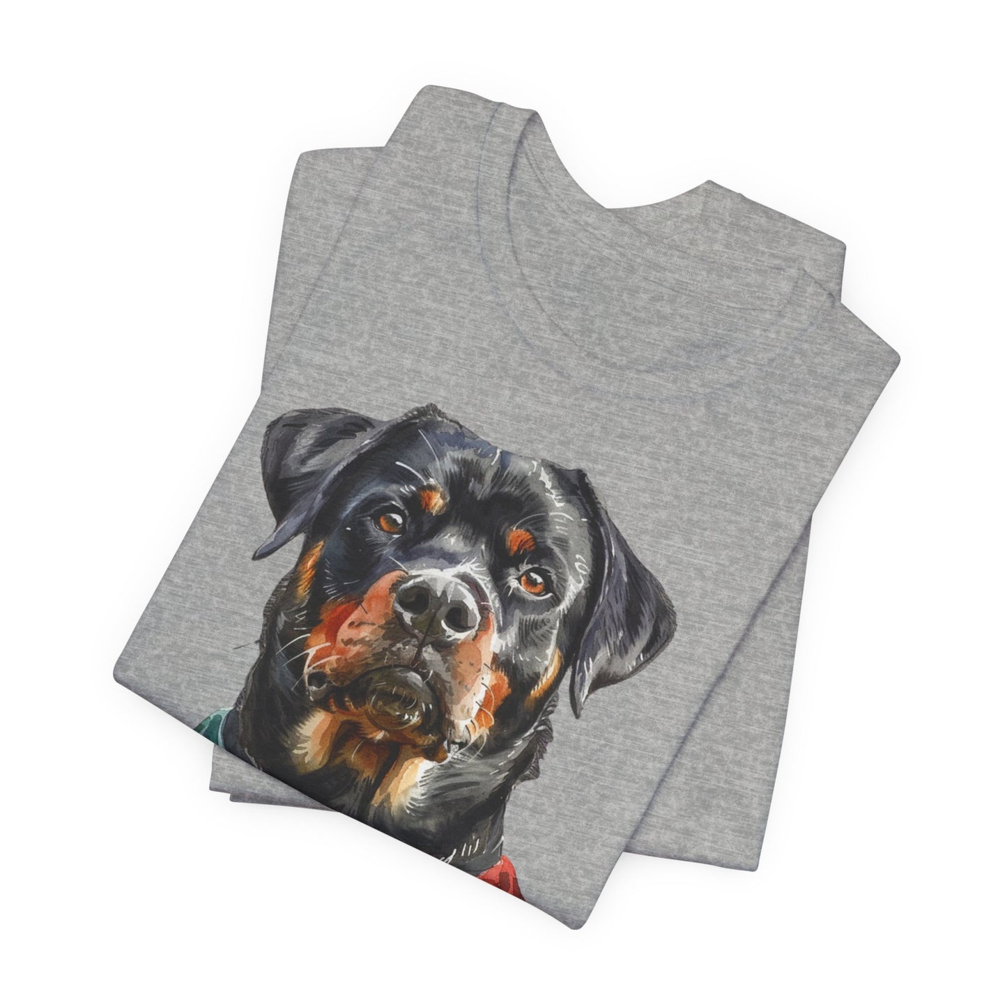 Unisex T-Shirt Fußball Fan Wuffis I EM 2024 I Rottweiler I Team Italien