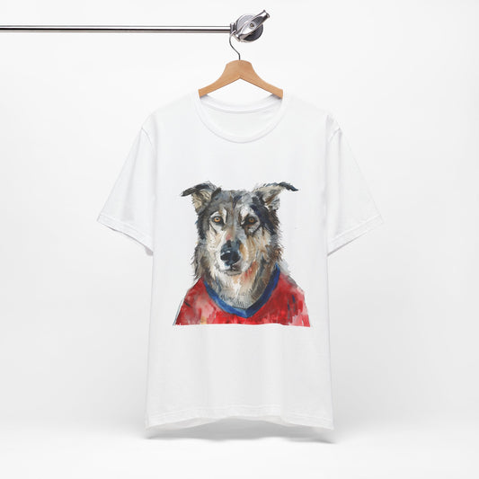 T-Shirt Hund im Fußball Trikot Tschechien