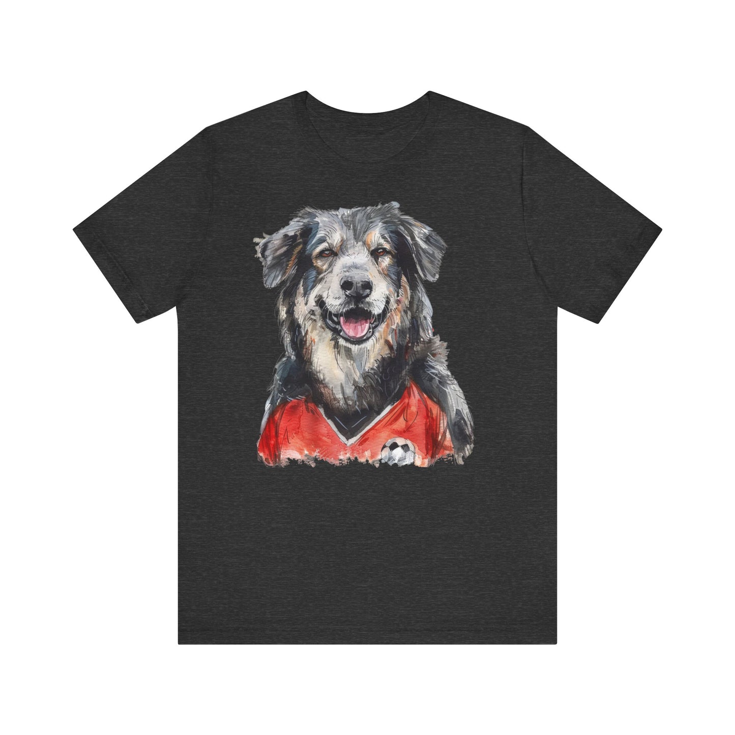 Unisex T-Shirt Fußball Fan Wuffis I EM 2024 I Albanischer Schäferhund I Team Albanien