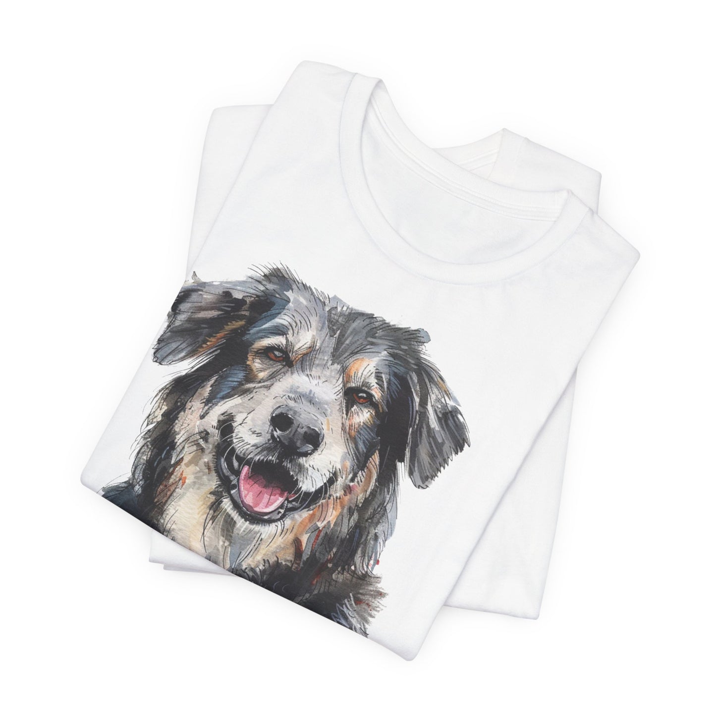 Unisex T-Shirt Fußball Fan Wuffis I EM 2024 I Albanischer Schäferhund I Team Albanien