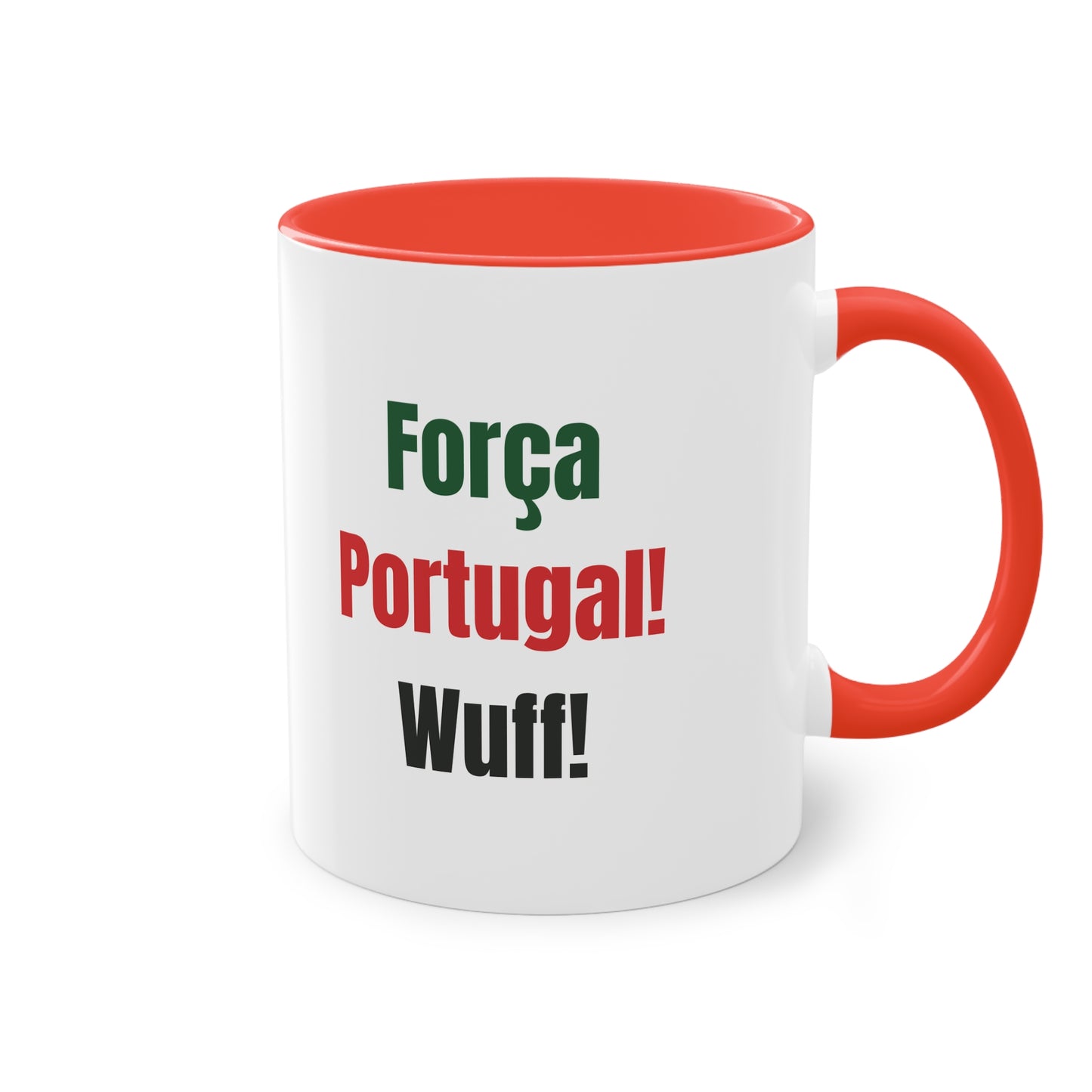 Hunde Tasse Fußball Fan Wuffis I EM 2024 I Portugiesischer Wasserhund I Team Portugal