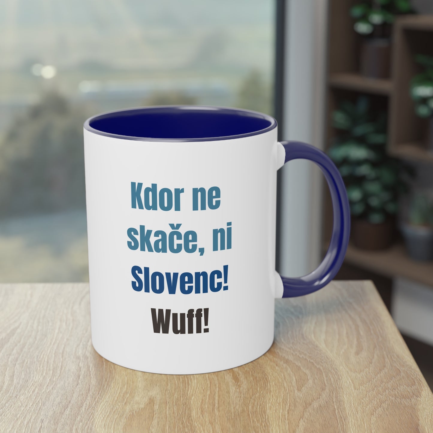 Hunde Tasse Fußball Fan Wuffis I EM 2024 I Slovenski Gorski Brak I Team Slowenien