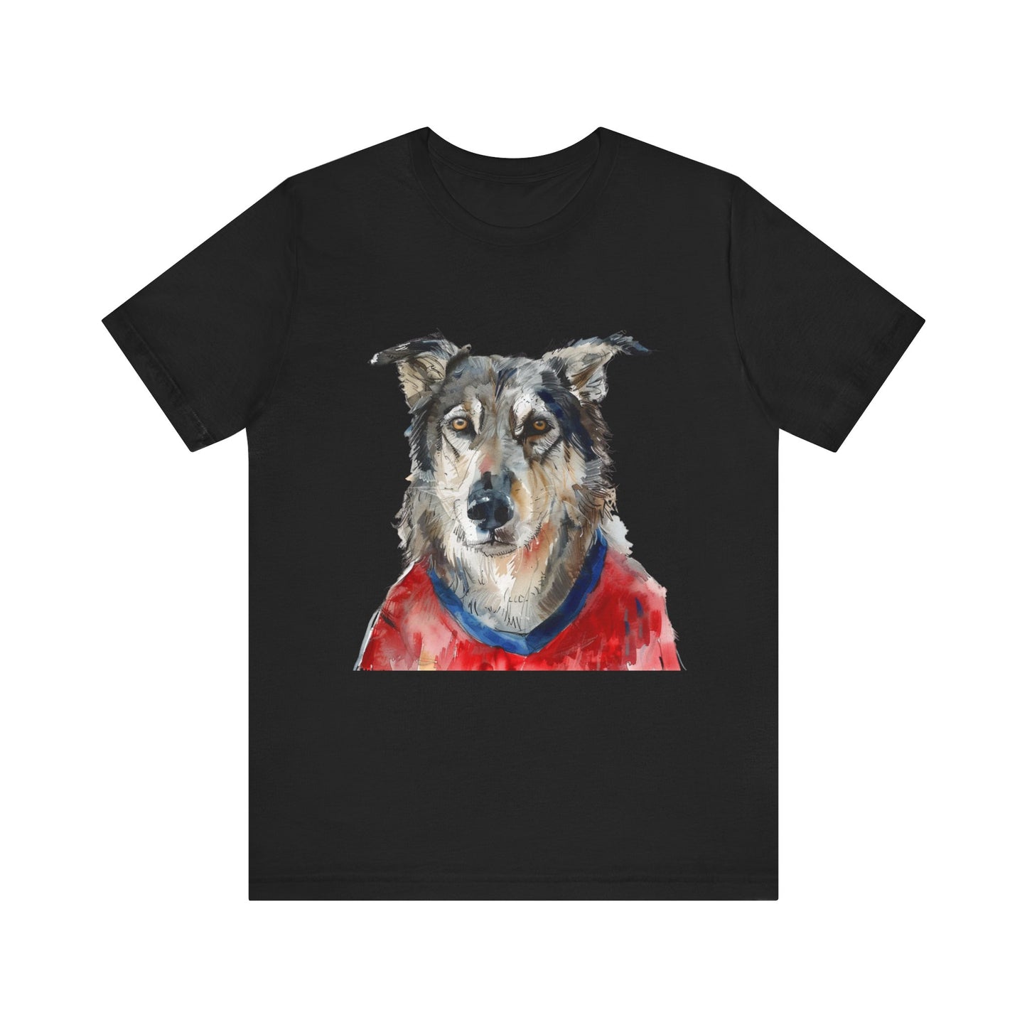 Unisex T-Shirt Fußball Fan Wuffis I EM 2024 I Tschechoslowakischer Wolfshund  I Team Tschechien