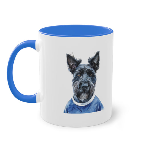 Hunde Tasse Fußball Fan Wuffis I EM 2024 I Scottish Terrier I Team Schottland