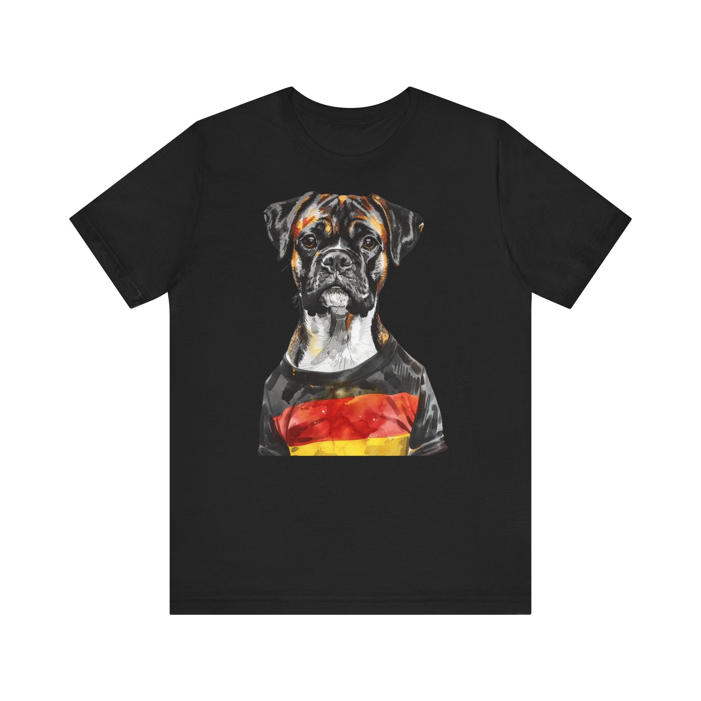 Unisex T-Shirt Fußball Fan Wuffis I EM 2024 I Boxer  I Team Deutschland