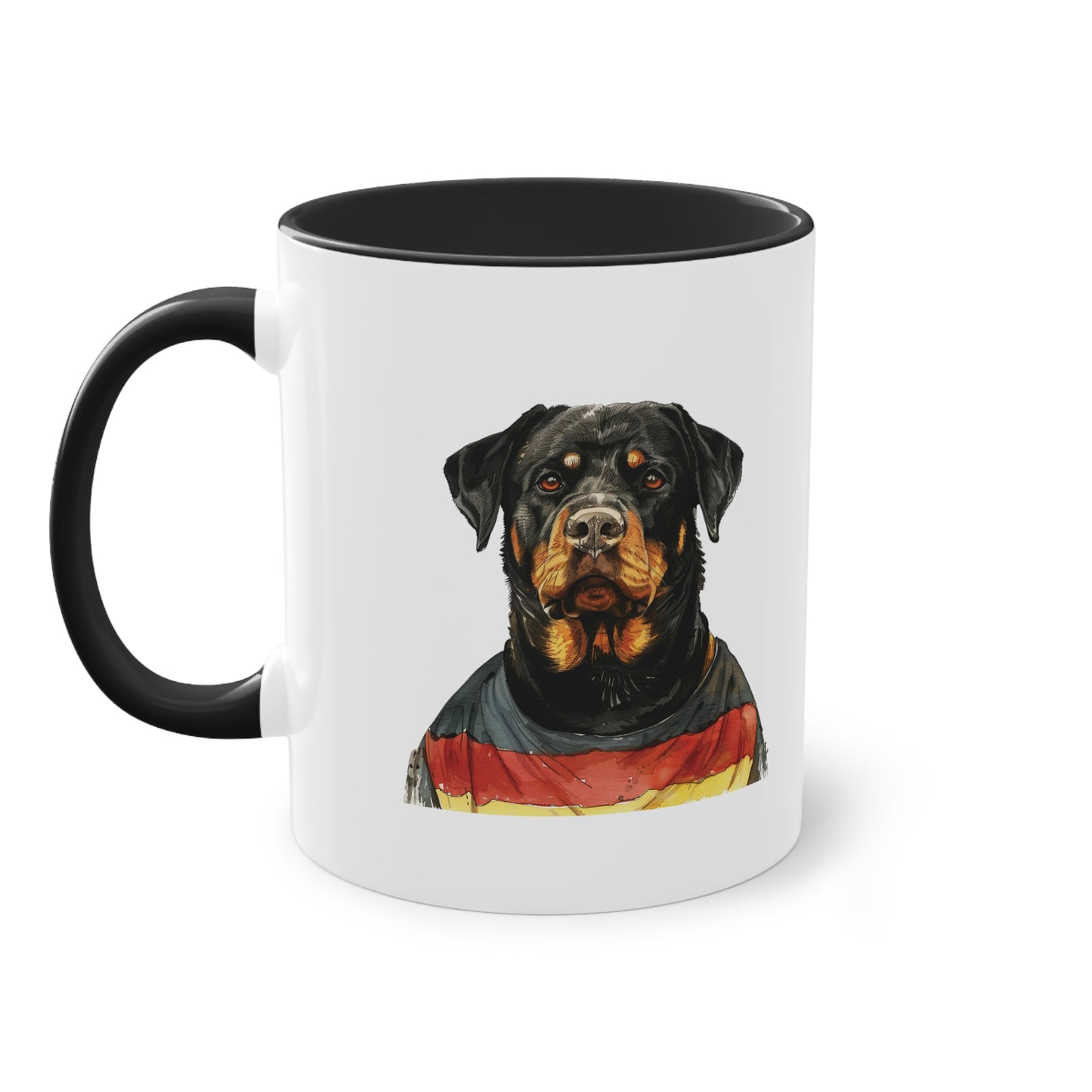 Hunde Tasse Fußball Fan Wuffis I EM 2024 I Rottweiler I Team Deutschland