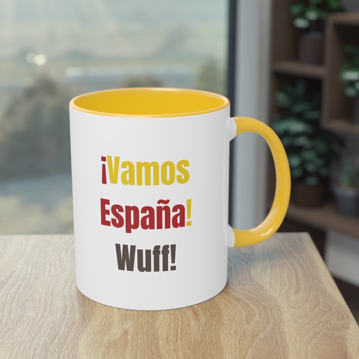 Hunde Tasse Fußball Fan Wuffis I EM 2024 I Galgo Espanol I Team Spanien