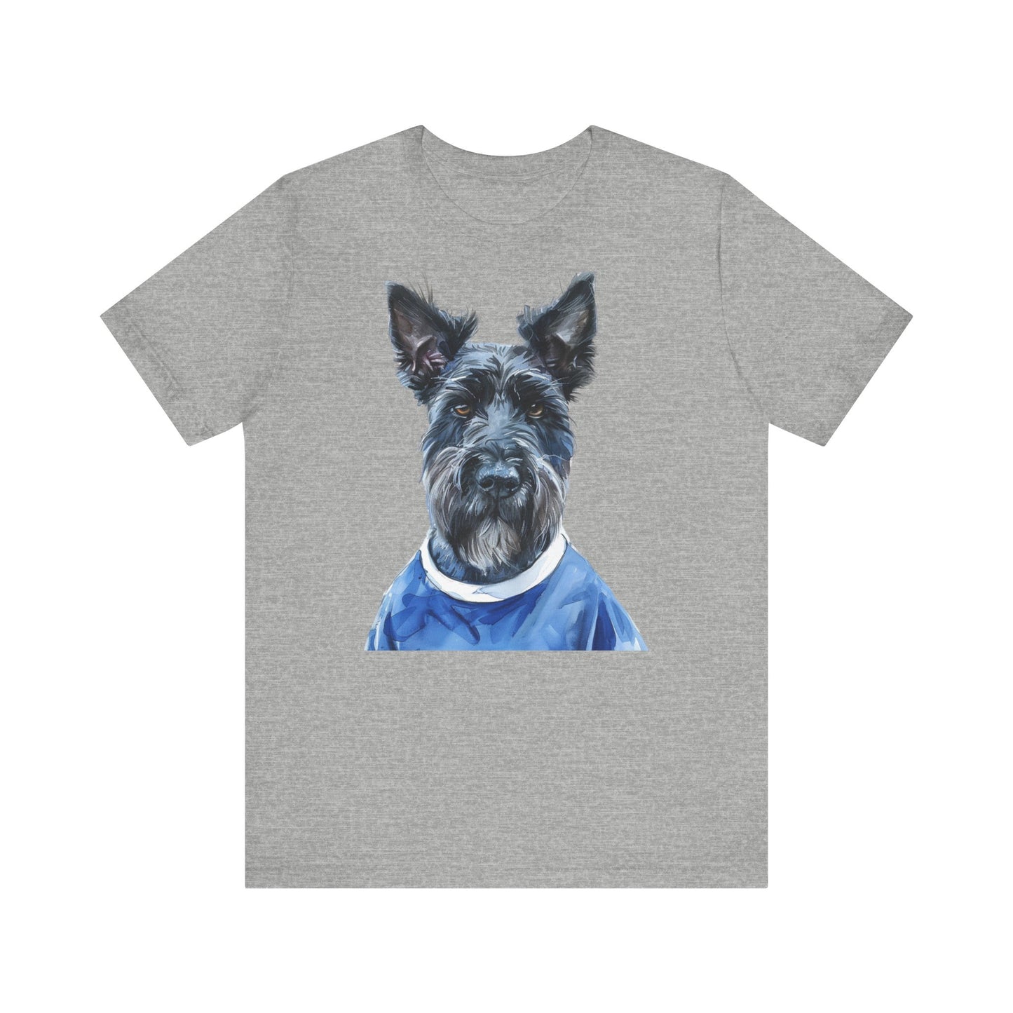 Unisex T-Shirt Fußball Fan Wuffis I EM 2024 I Scottish Terrier I Team Schottland