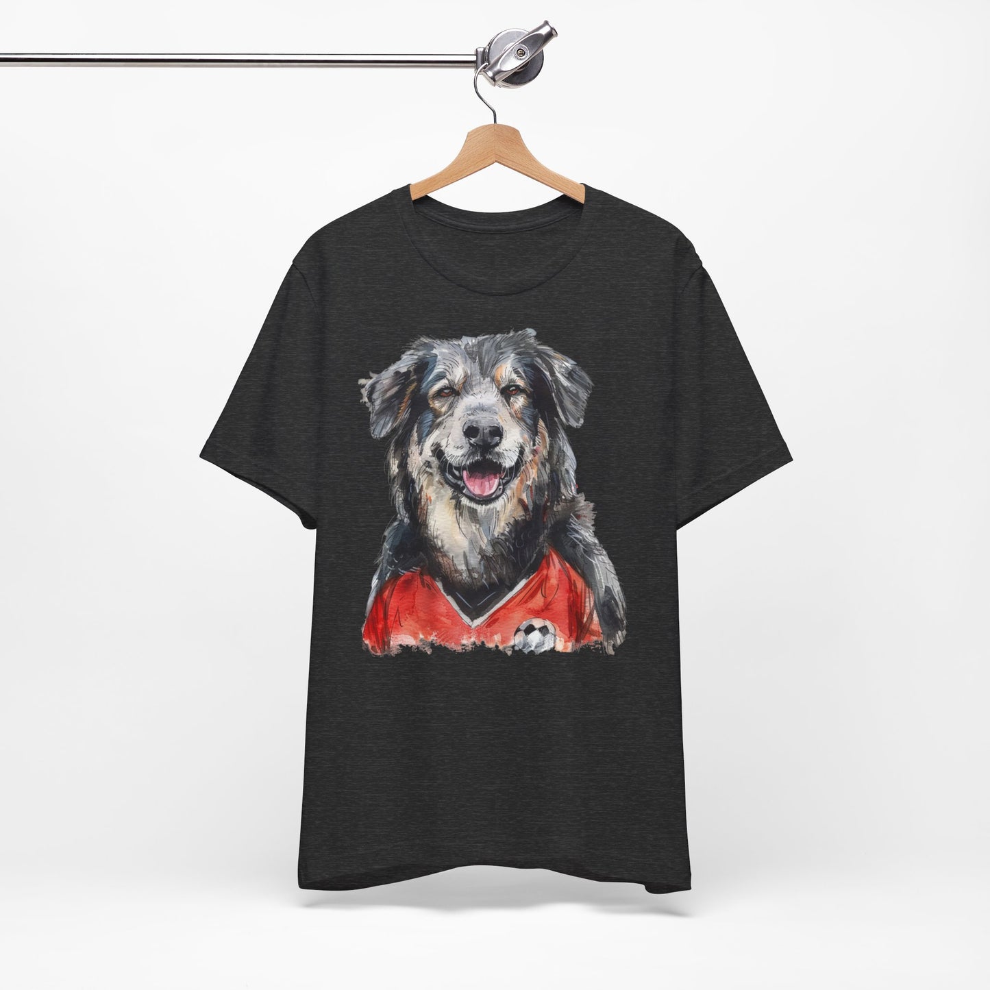 Unisex T-Shirt Fußball Fan Wuffis I EM 2024 I Albanischer Schäferhund I Team Albanien