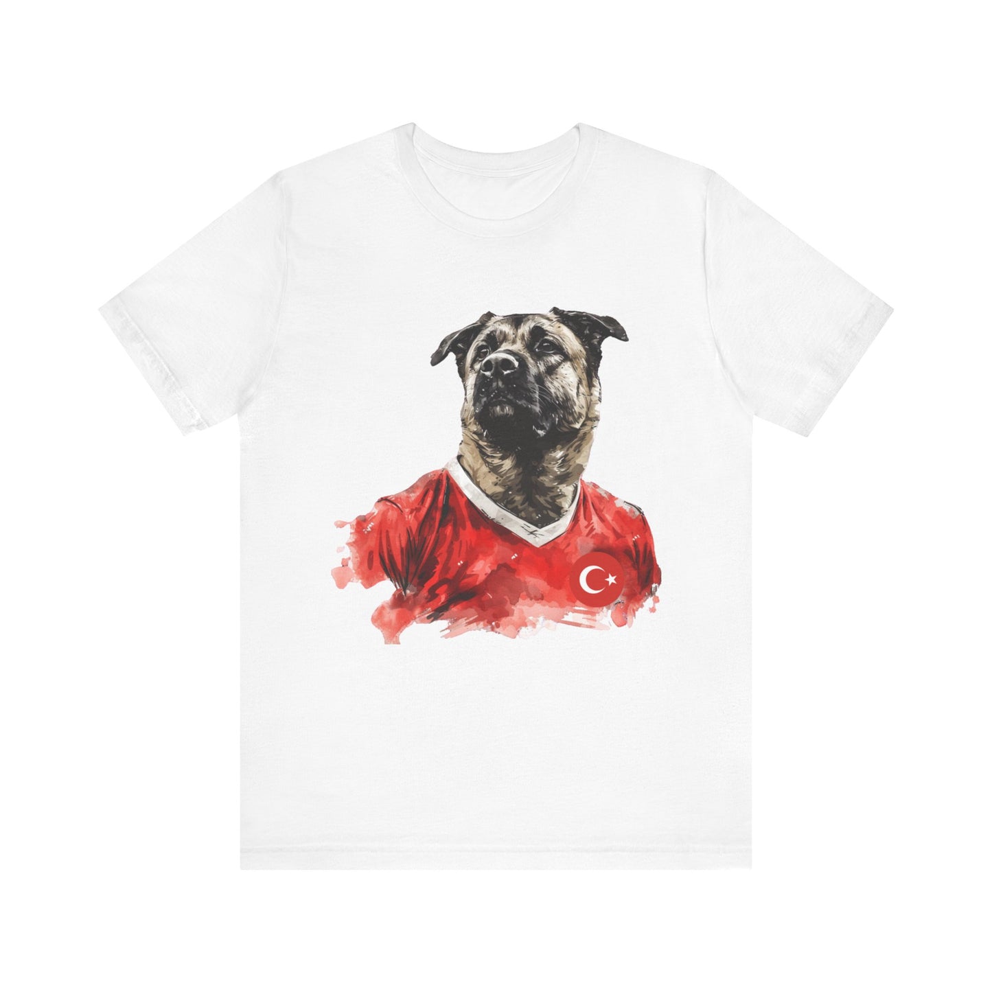 Unisex T-Shirt Fußball Fan Wuffis I EM 2024 I Kangal  I Team Türkiye