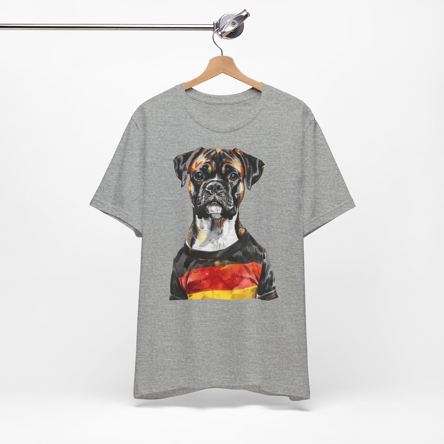 Unisex T-Shirt Fußball Fan Wuffis I EM 2024 I Boxer  I Team Deutschland