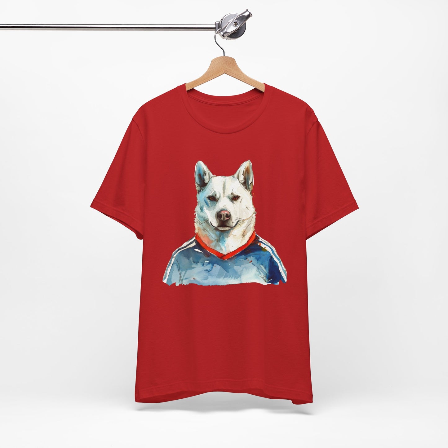 Unisex T-Shirt Fußball Fan Wuffis I EM 2024 I Slowakischer Hirtenhund I Team Slowakei