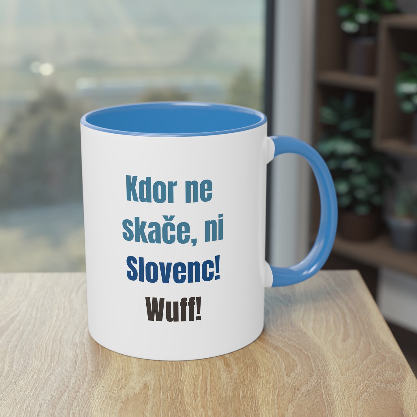 Hunde Tasse Fußball Fan Wuffis I EM 2024 I Slovenski Gorski Brak I Team Slowenien