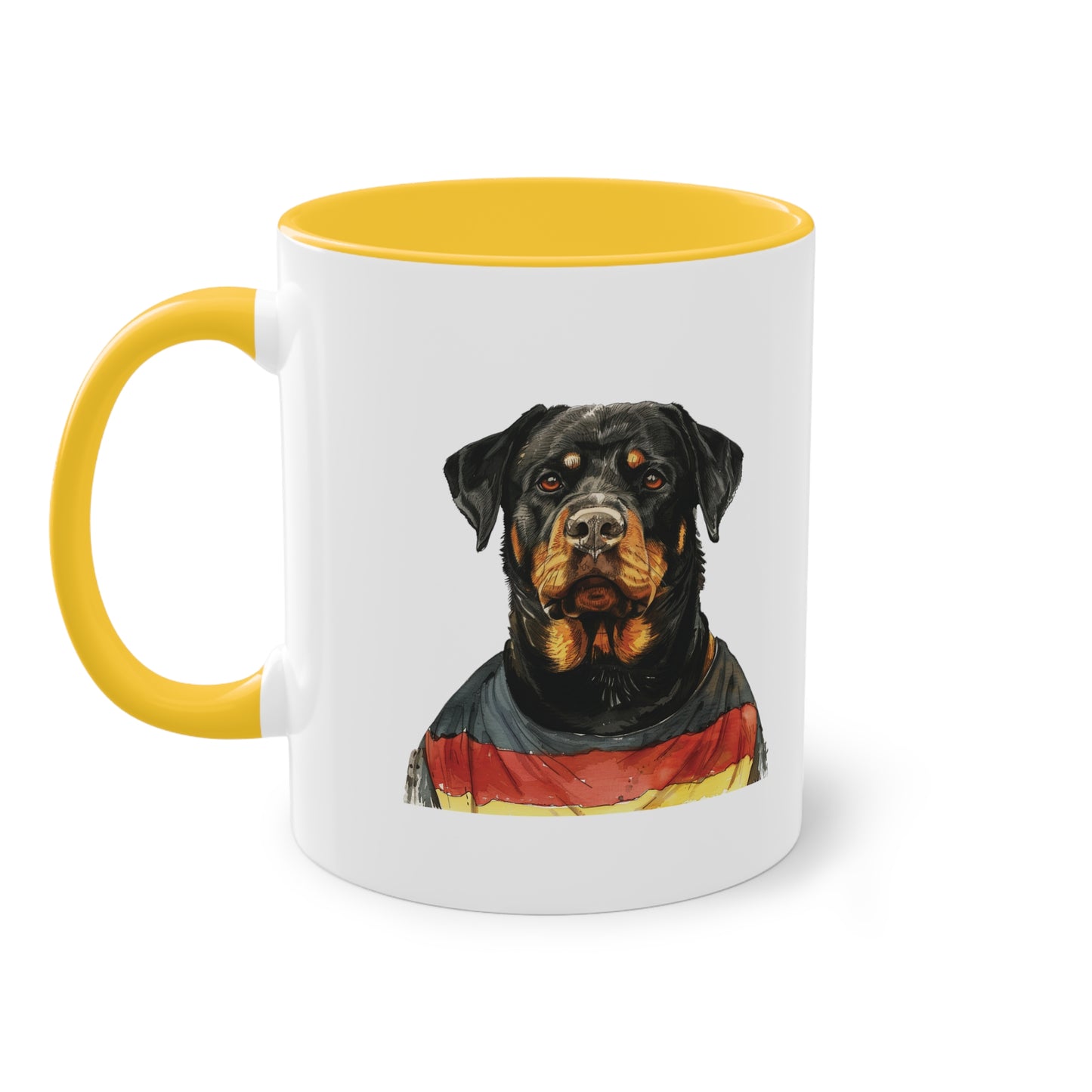 Hunde Tasse Fußball Fan Wuffis I EM 2024 I Rottweiler I Team Deutschland