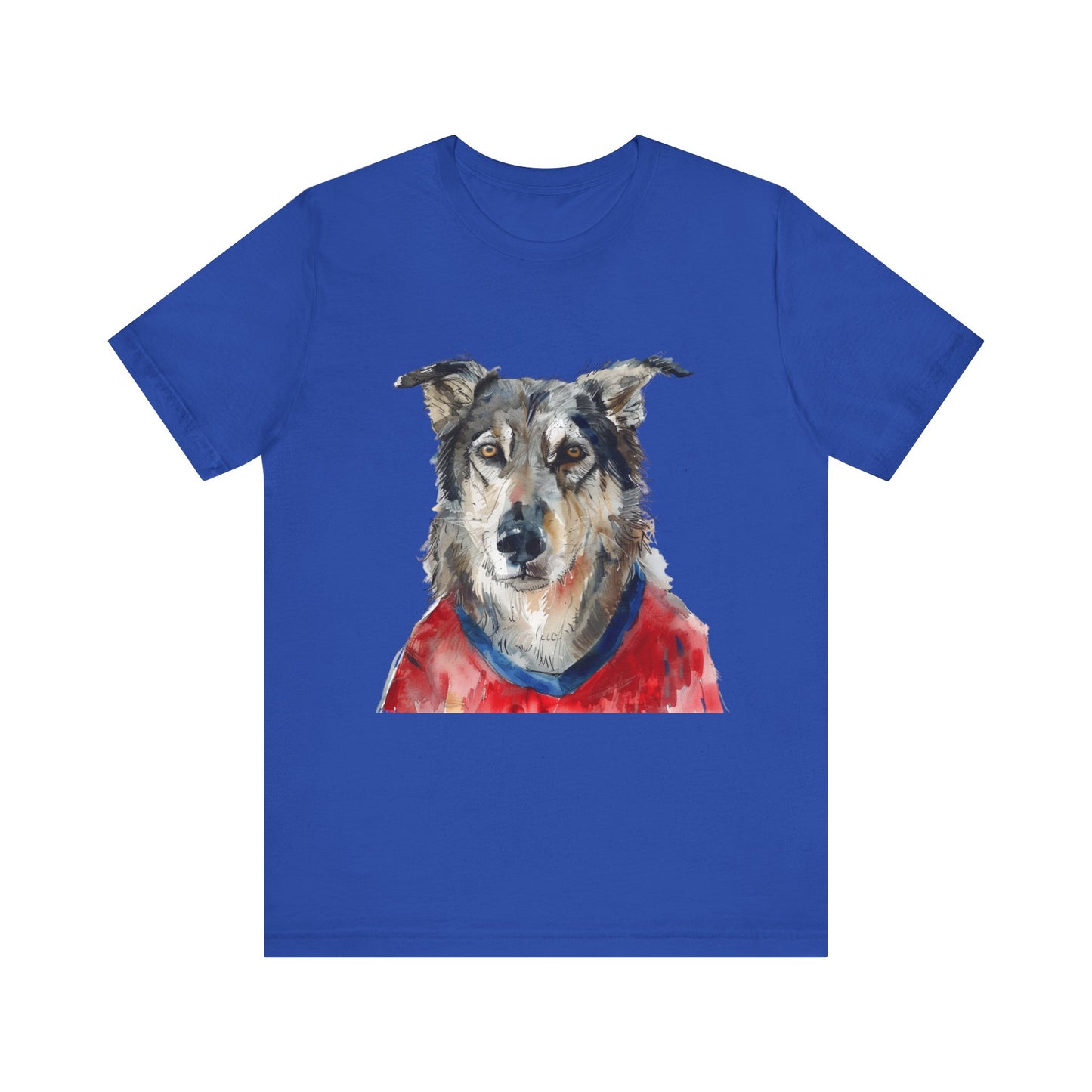 Unisex T-Shirt Fußball Fan Wuffis I EM 2024 I Tschechoslowakischer Wolfshund  I Team Tschechien