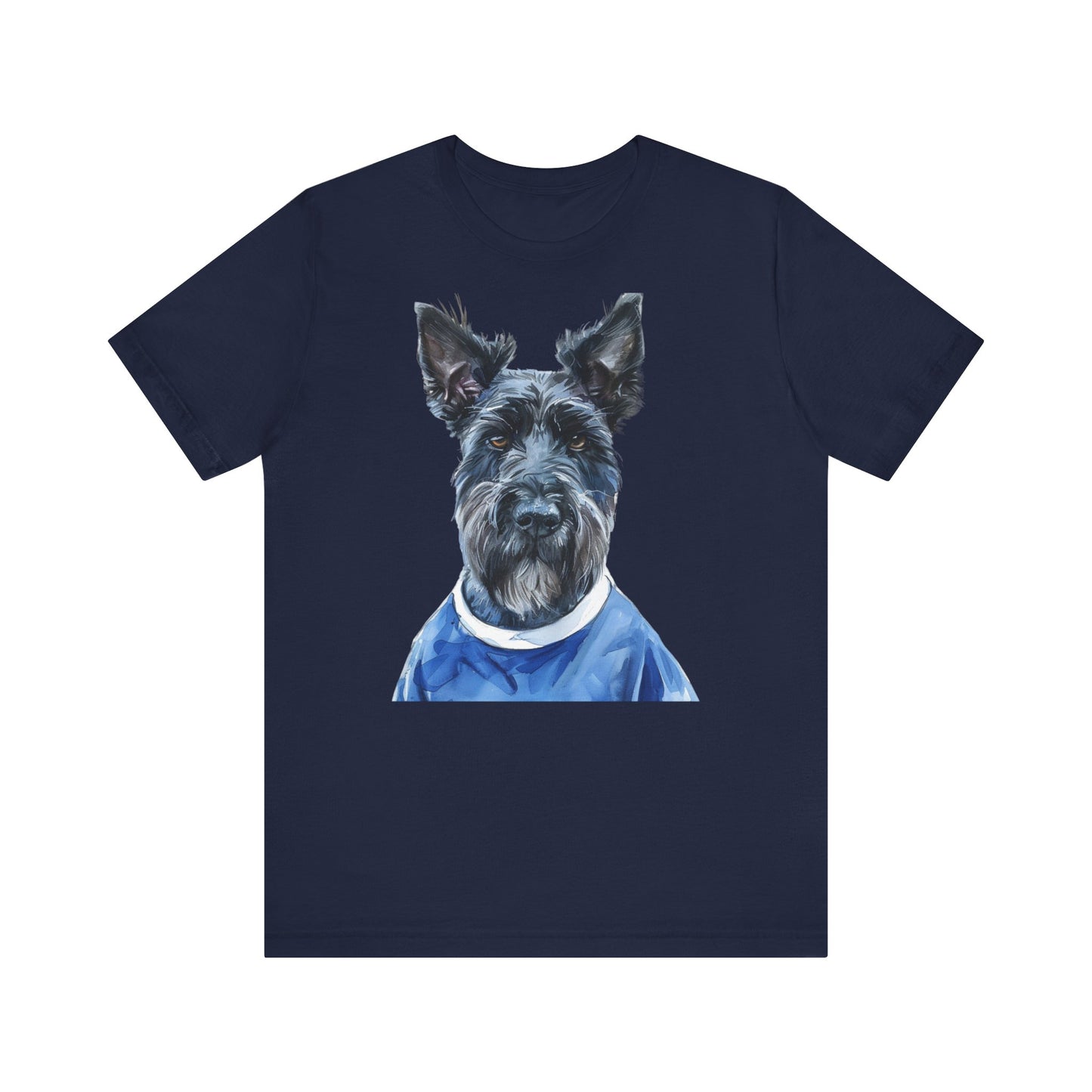 Unisex T-Shirt Fußball Fan Wuffis I EM 2024 I Scottish Terrier I Team Schottland