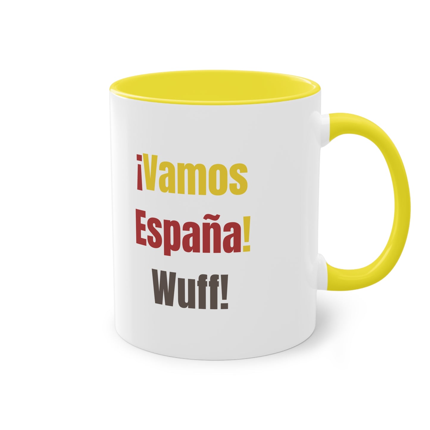 Hunde Tasse Fußball Fan Wuffis I EM 2024 I Galgo Espanol I Team Spanien