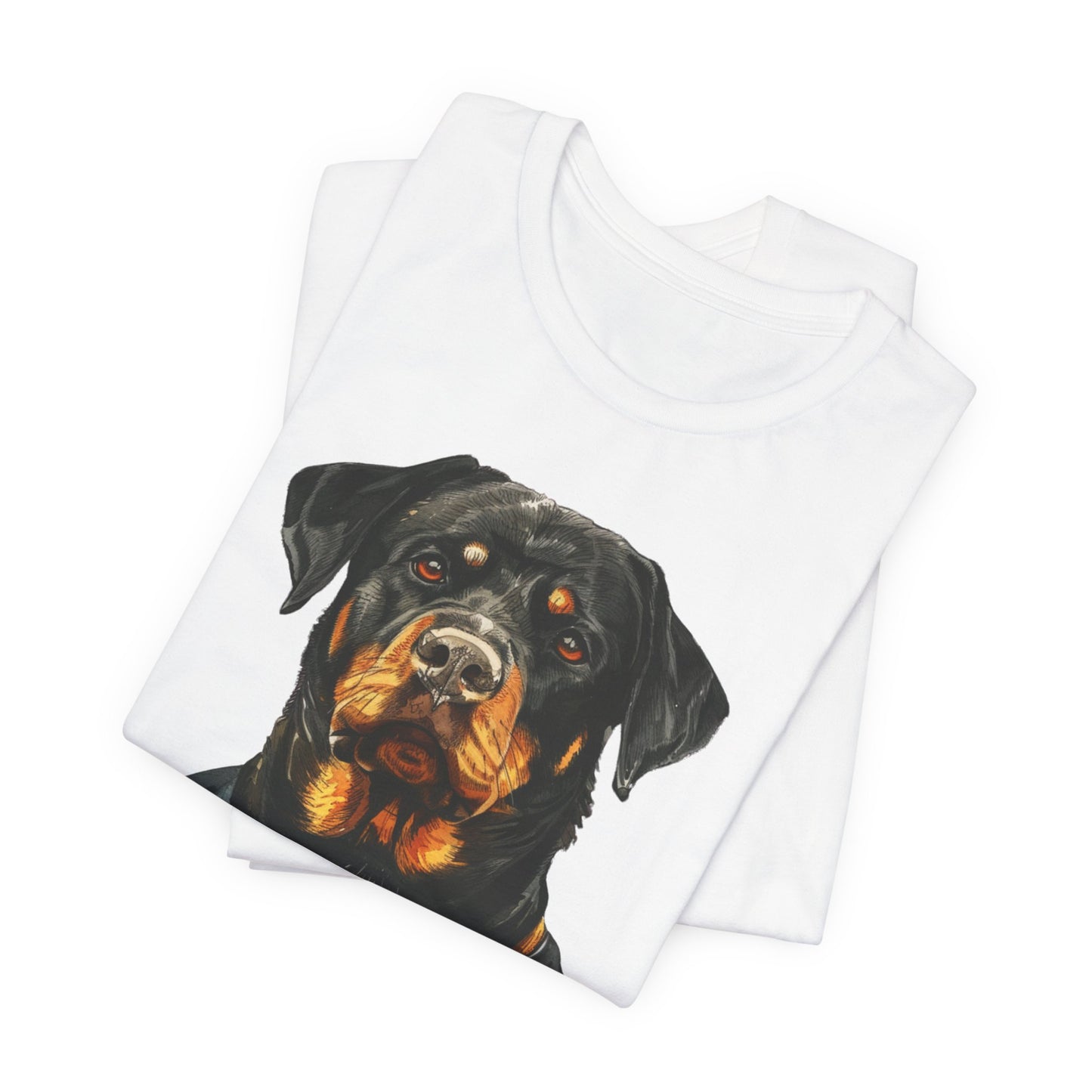 Unisex T-Shirt Fußball Fan Wuffis I EM 2024 I Rottweiler  I Team Deutschland