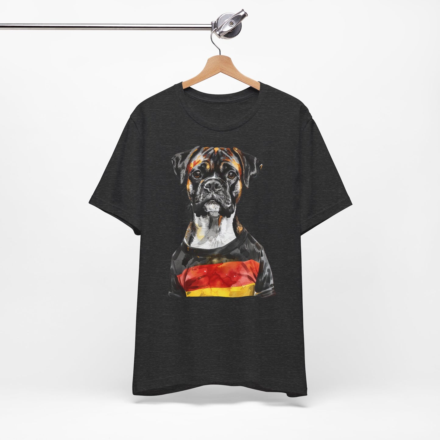 Unisex T-Shirt Fußball Fan Wuffis I EM 2024 I Boxer  I Team Deutschland