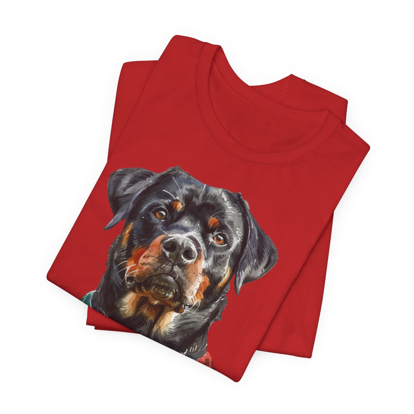 Unisex T-Shirt Fußball Fan Wuffis I EM 2024 I Rottweiler I Team Italien