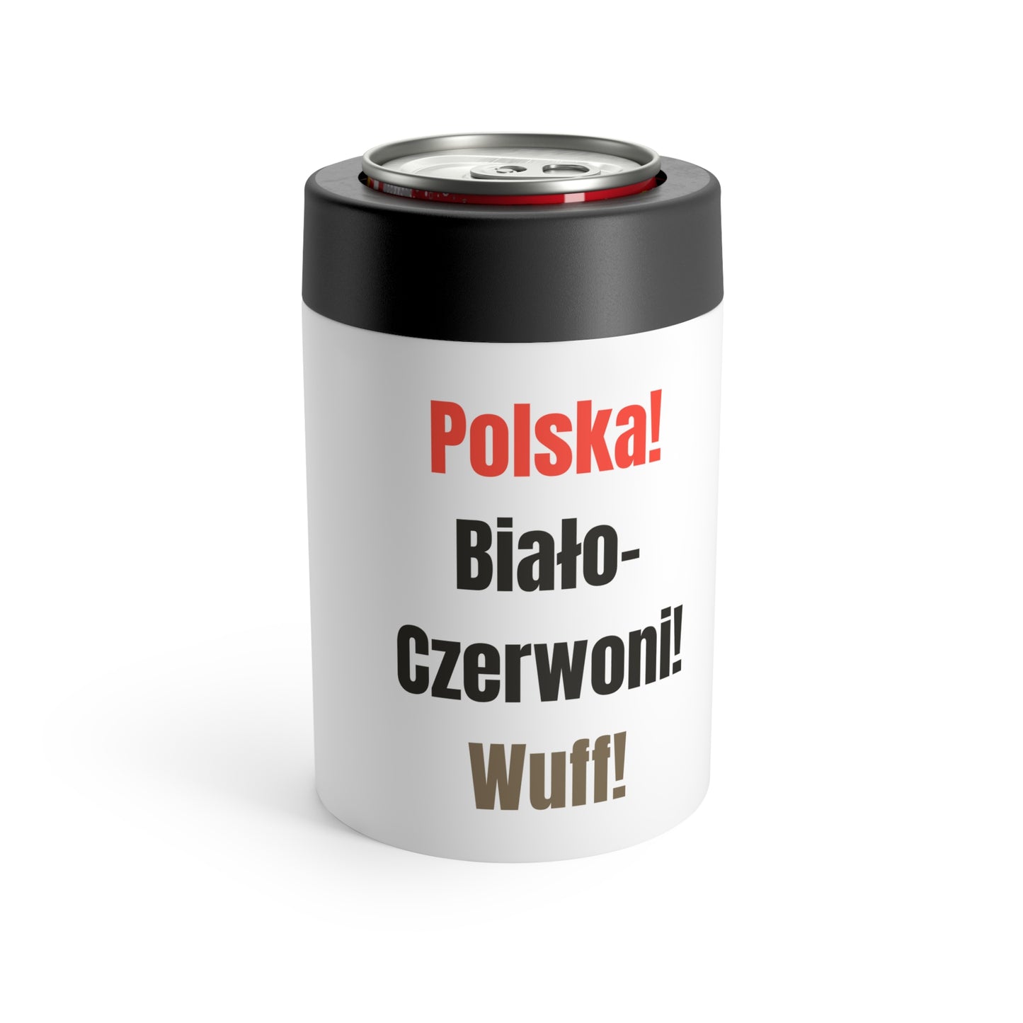 Dosenhalter für Bier I Getränkekühler für Fußball und Hunde Fans I EM 2024 I Polski Owczarek Nizinny I Team Polen