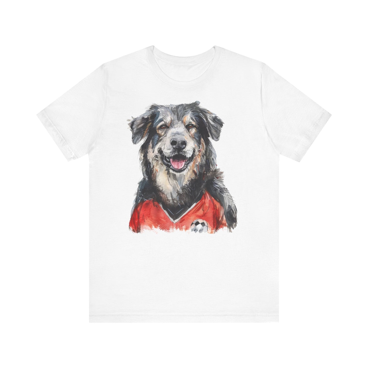 Unisex T-Shirt Fußball Fan Wuffis I EM 2024 I Albanischer Schäferhund I Team Albanien