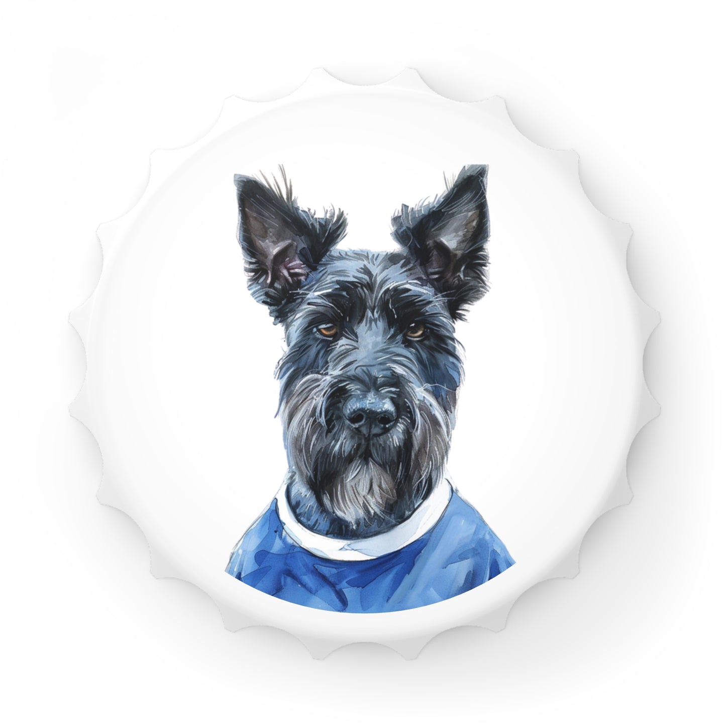 Bark & Brew I Flaschenöffner mit Hundemotiven I Scottish Terrier I EM 2024 I Team Schottland