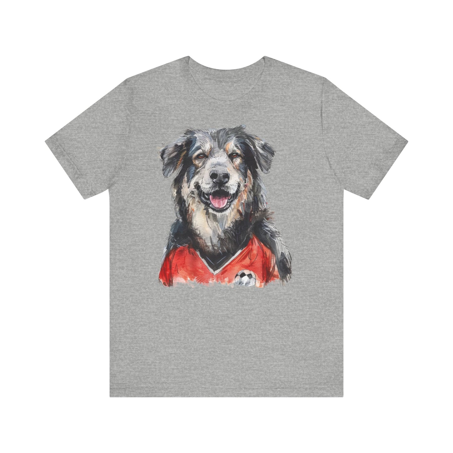 Unisex T-Shirt Fußball Fan Wuffis I EM 2024 I Albanischer Schäferhund I Team Albanien