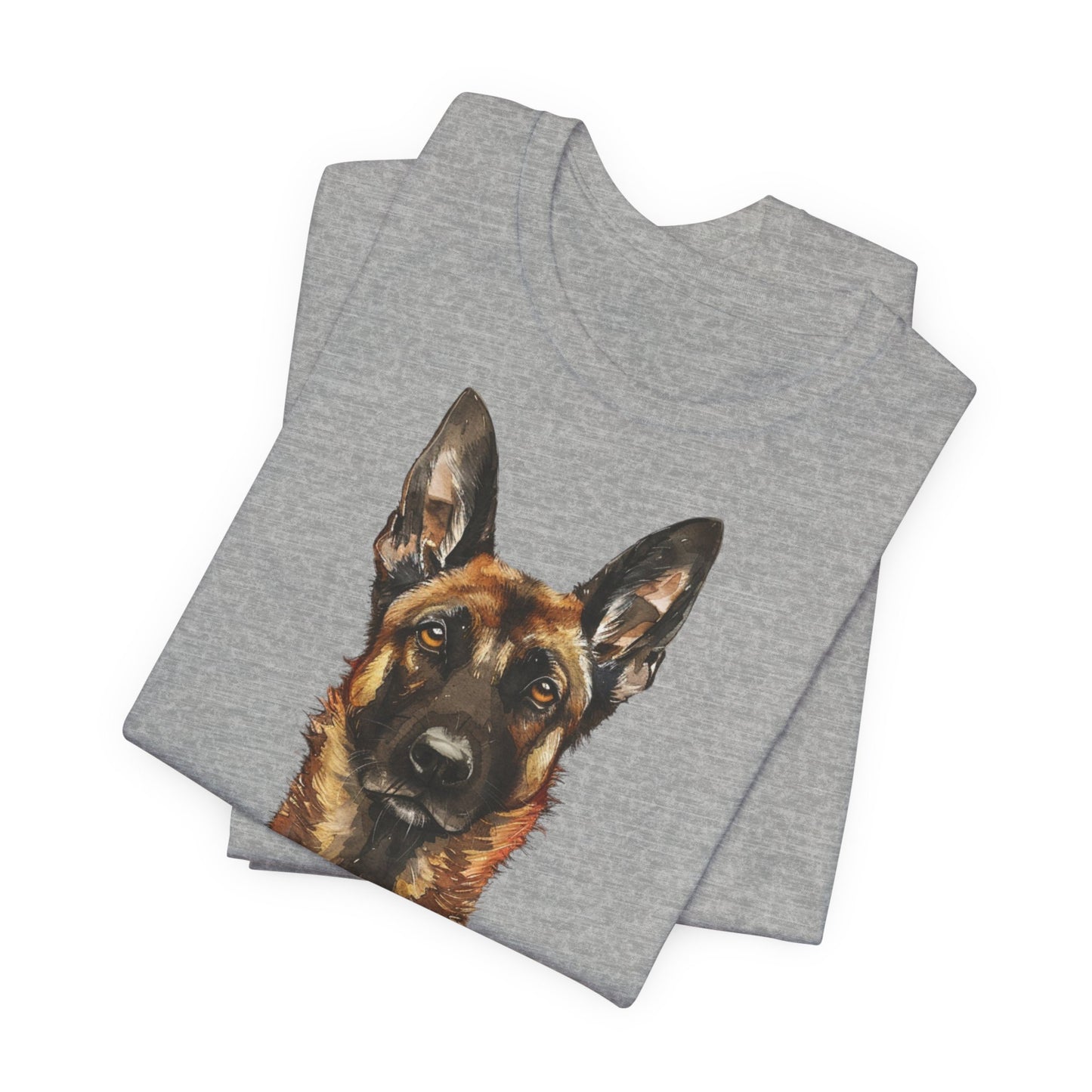 Unisex T-Shirt Fußball Fan Wuffis I EM 2024 I Malinois I Team Belgien