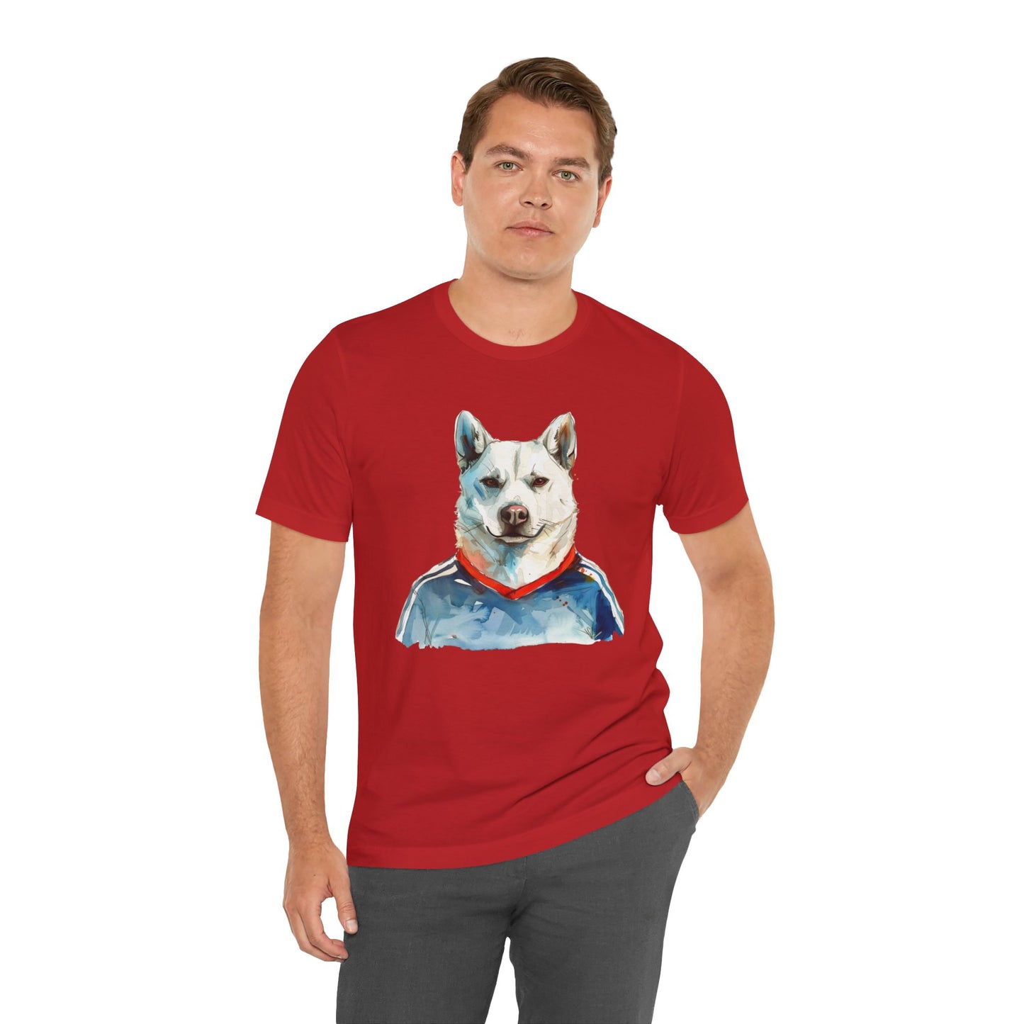 Unisex T-Shirt Fußball Fan Wuffis I EM 2024 I Slowakischer Hirtenhund I Team Slowakei