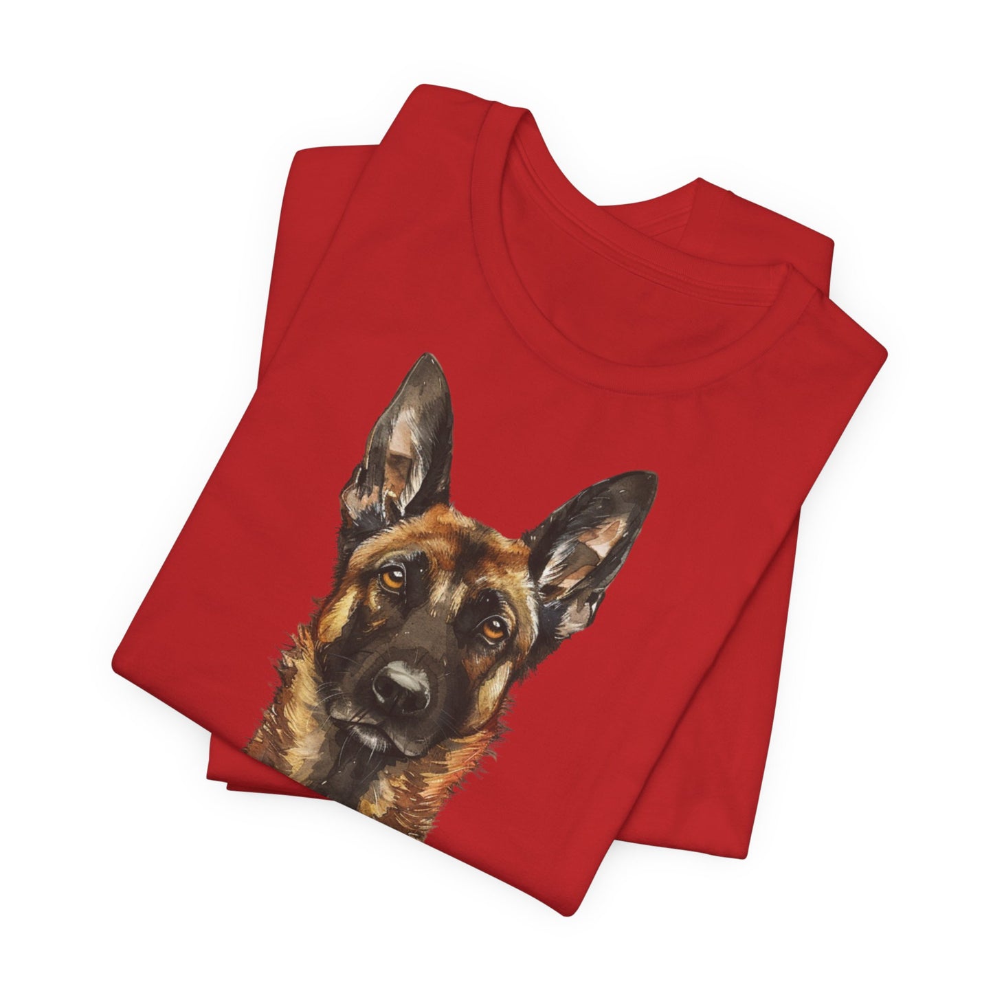 Unisex T-Shirt Fußball Fan Wuffis I EM 2024 I Malinois I Team Belgien