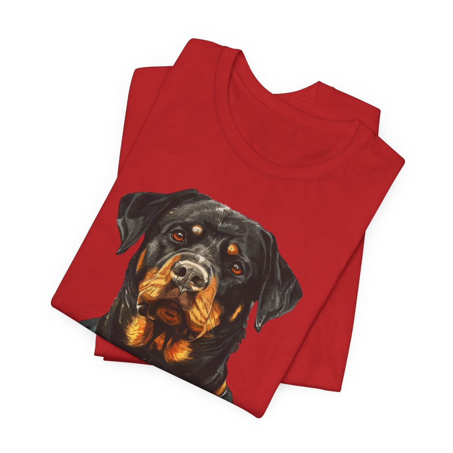 Unisex T-Shirt Fußball Fan Wuffis I EM 2024 I Rottweiler  I Team Deutschland