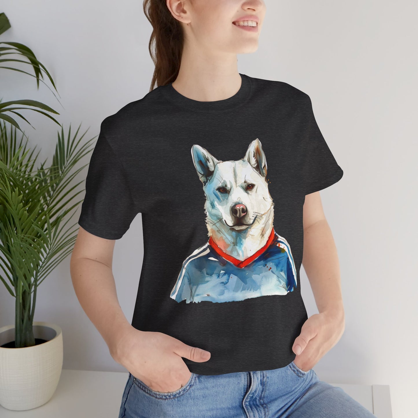 Unisex T-Shirt Fußball Fan Wuffis I EM 2024 I Slowakischer Hirtenhund I Team Slowakei