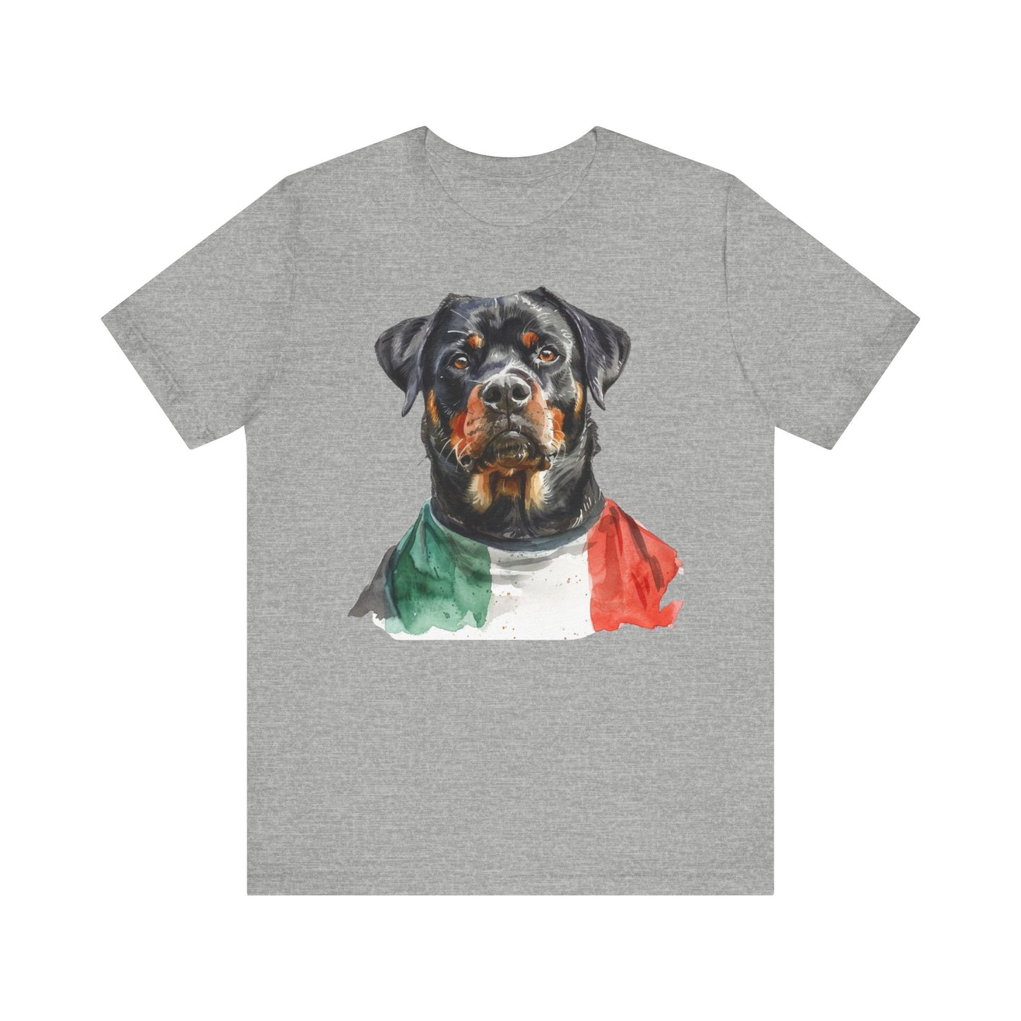 Unisex T-Shirt Fußball Fan Wuffis I EM 2024 I Rottweiler I Team Italien