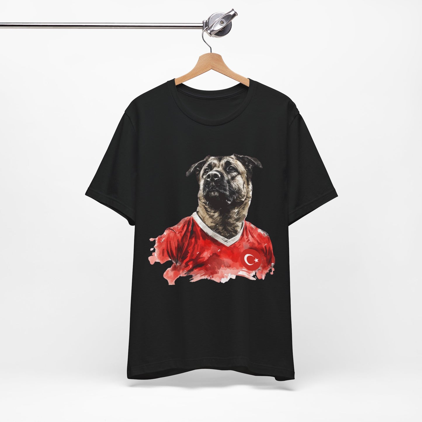 Unisex T-Shirt Fußball Fan Wuffis I EM 2024 I Kangal  I Team Türkiye