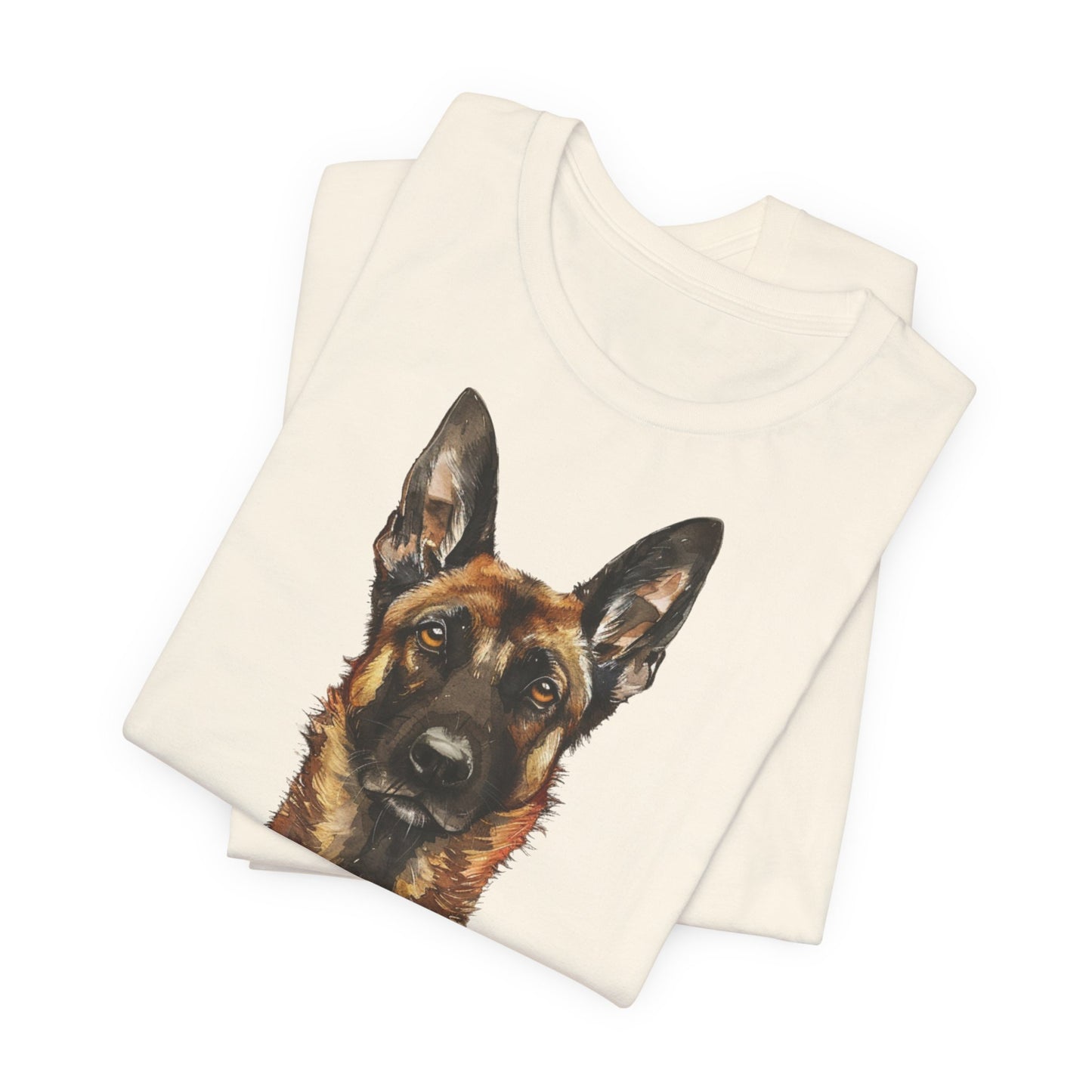 Unisex T-Shirt Fußball Fan Wuffis I EM 2024 I Malinois I Team Belgien