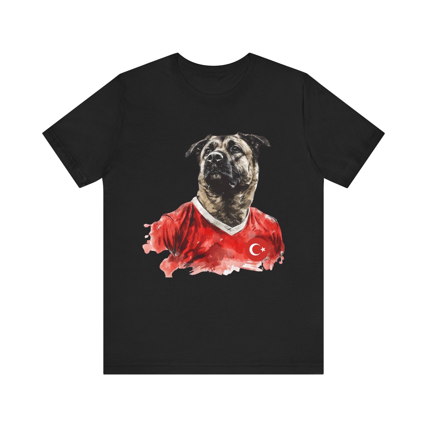 Unisex T-Shirt Fußball Fan Wuffis I EM 2024 I Kangal  I Team Türkiye