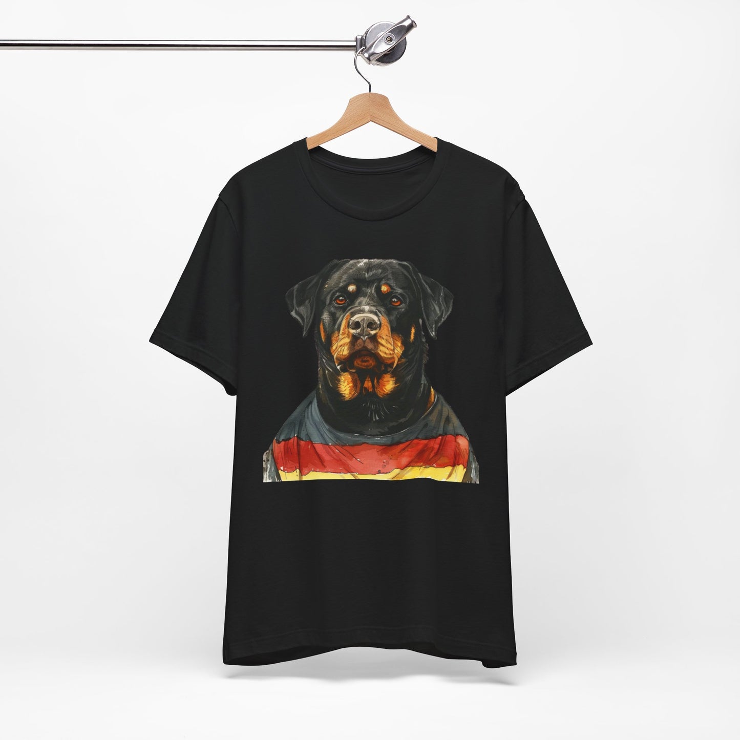 Unisex T-Shirt Fußball Fan Wuffis I EM 2024 I Rottweiler  I Team Deutschland