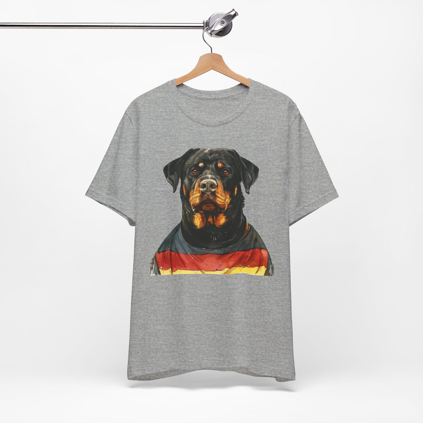 Unisex T-Shirt Fußball Fan Wuffis I EM 2024 I Rottweiler  I Team Deutschland