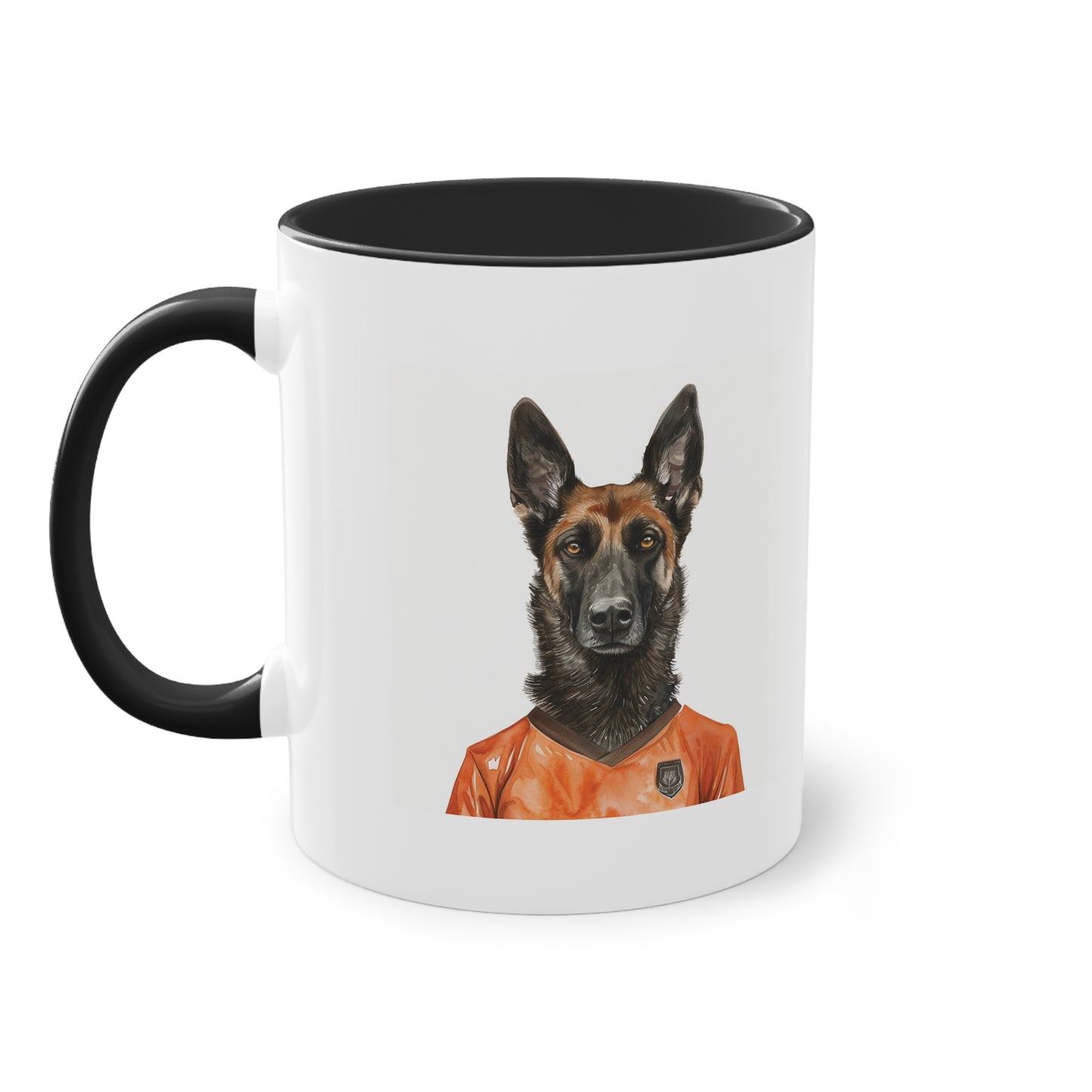 Hunde Tasse Fußball Fan Wuffis I EM 2024 I Holländischer Schäferhund I Team Niederlande