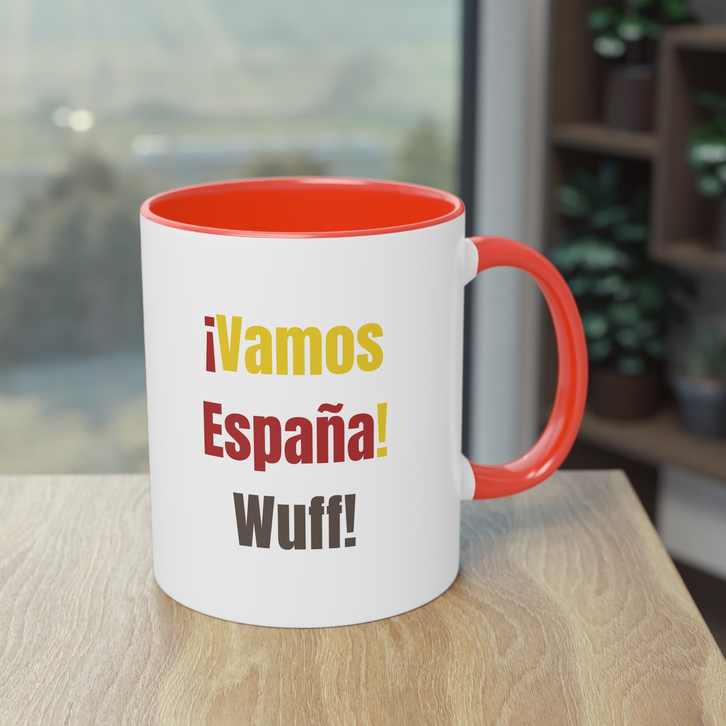 Hunde Tasse Fußball Fan Wuffis I EM 2024 I Galgo Espanol I Team Spanien